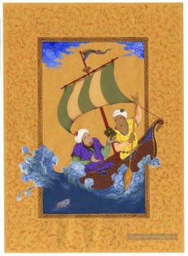 islamique Tableau Peinture - Islamique Miniature 05